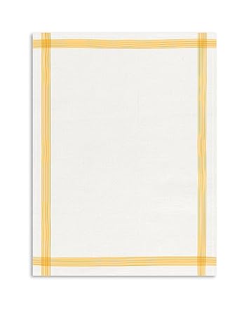 Kracht seit 1810 KRACHT, Leinen Geschirrtuch, Gläsertuch, 60x80cm (gelb)