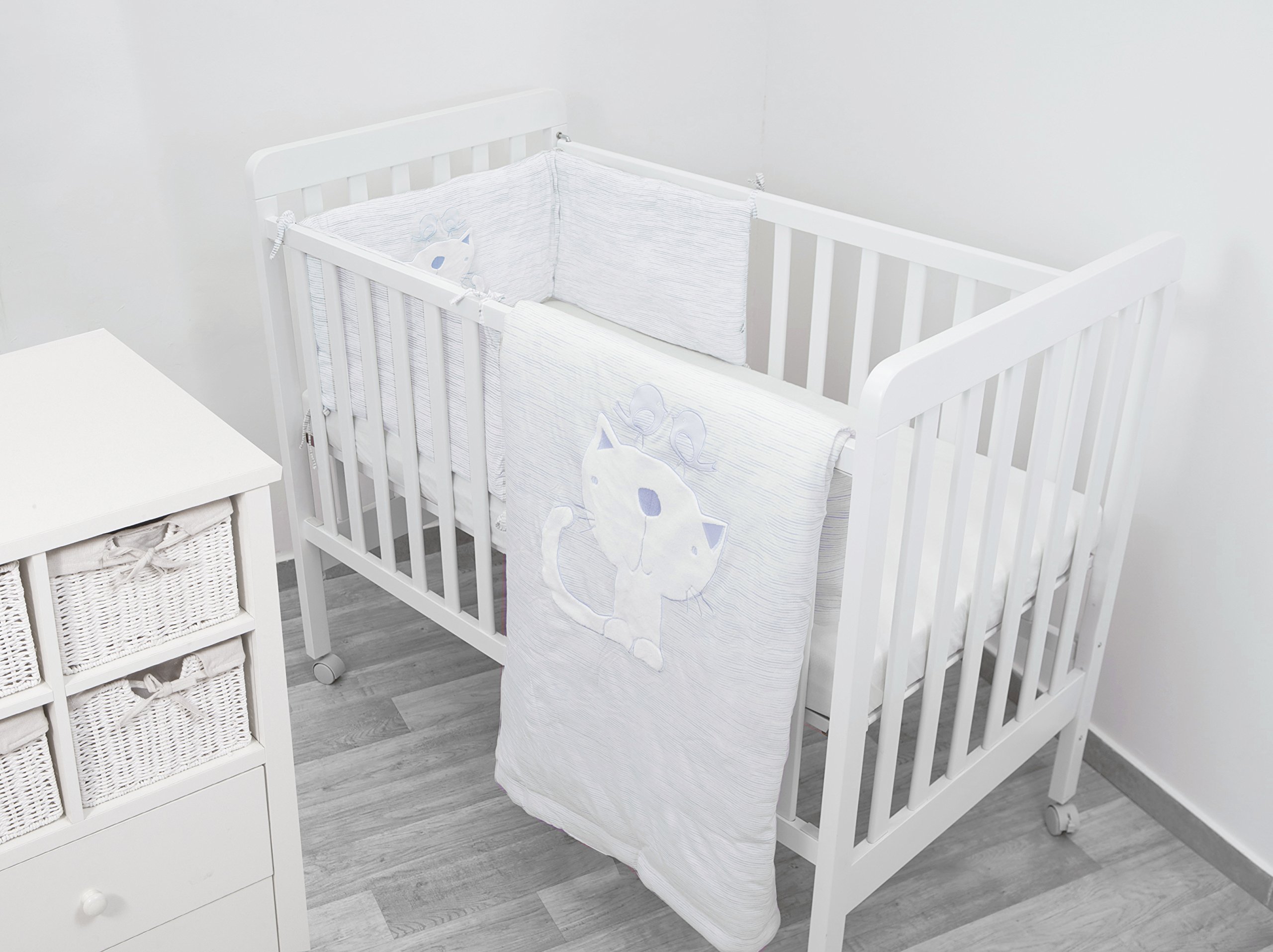 Tots by Smart Classic Rike 240 – 107 Bed Set, Blue Mix