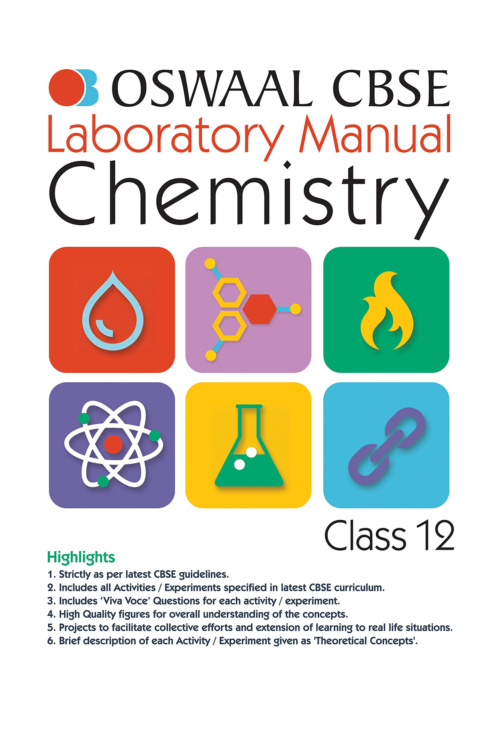 Oswaal CBSE Laboratory Manual Class 12 Chemistry Book (For 2022 Exam)