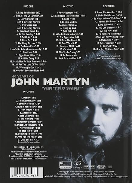 Martyn John Ain T No Saint Amazon Com Music