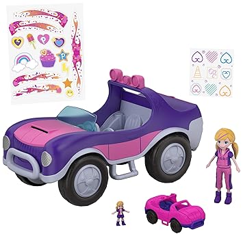Polly Pocket Caravana de aventuras de Polly accesorios para muñecas Mattel FTP74 Muñecas y accesorios Muñecas fashion y accesorios