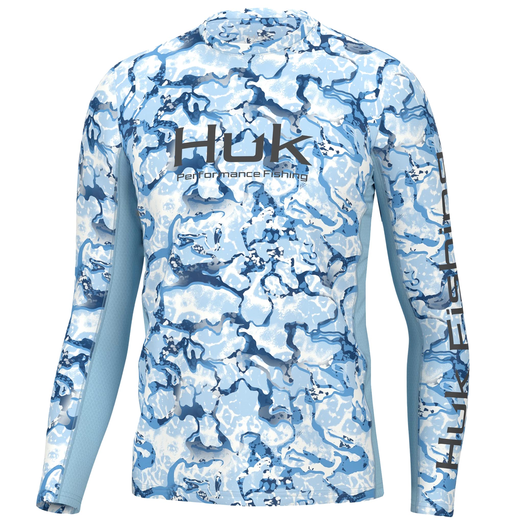 Icon X Pattern Long Sleeve Shirt, Performance Fishing Shirt Image