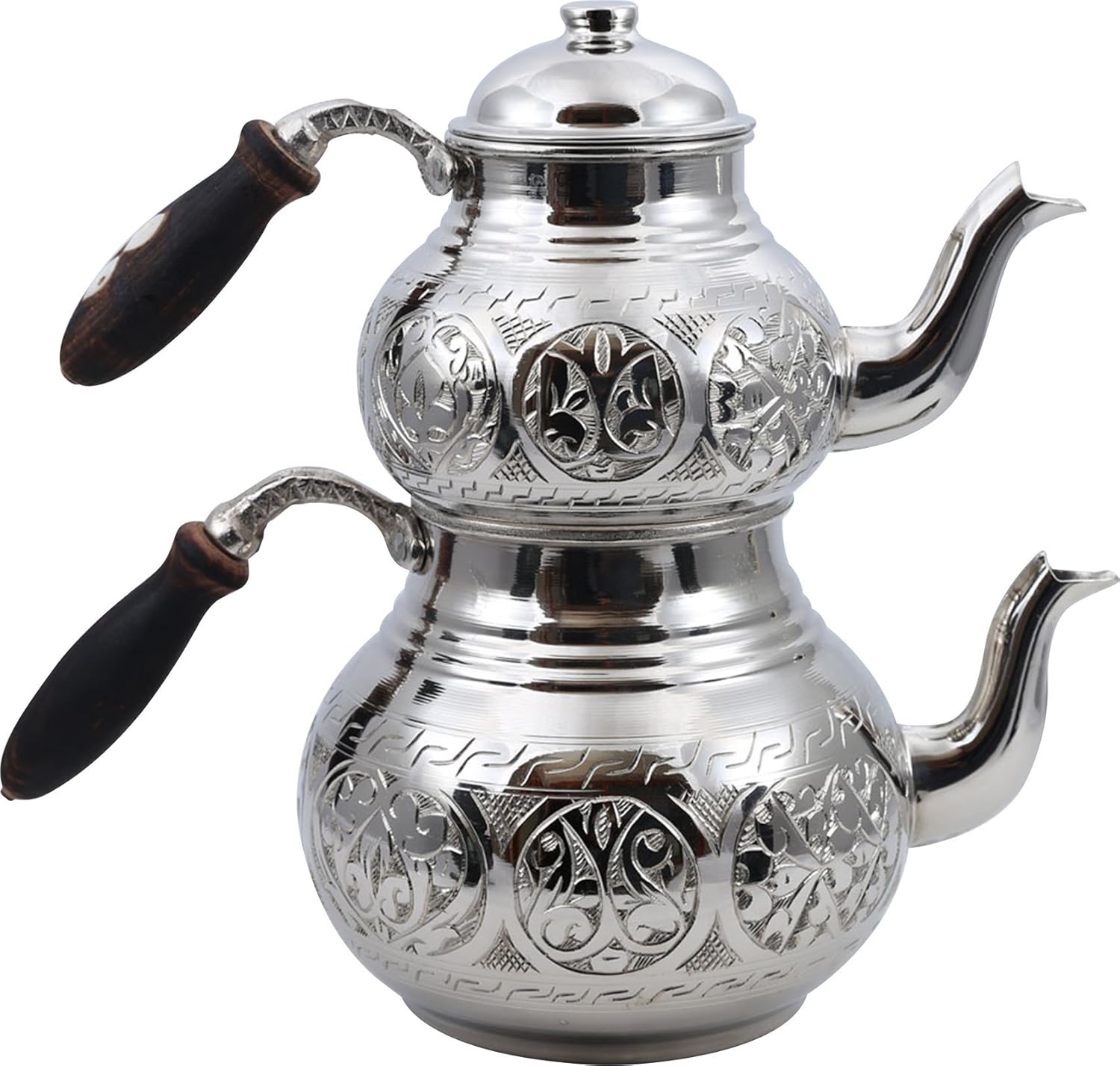 Turkish Arabic Teapot Set Handmade Copper Tea Pot Set Thick Copper