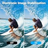 AKASO V50 X Action Camera Selfie Stick Bundle 4K Underwater 2 Batteries view 6