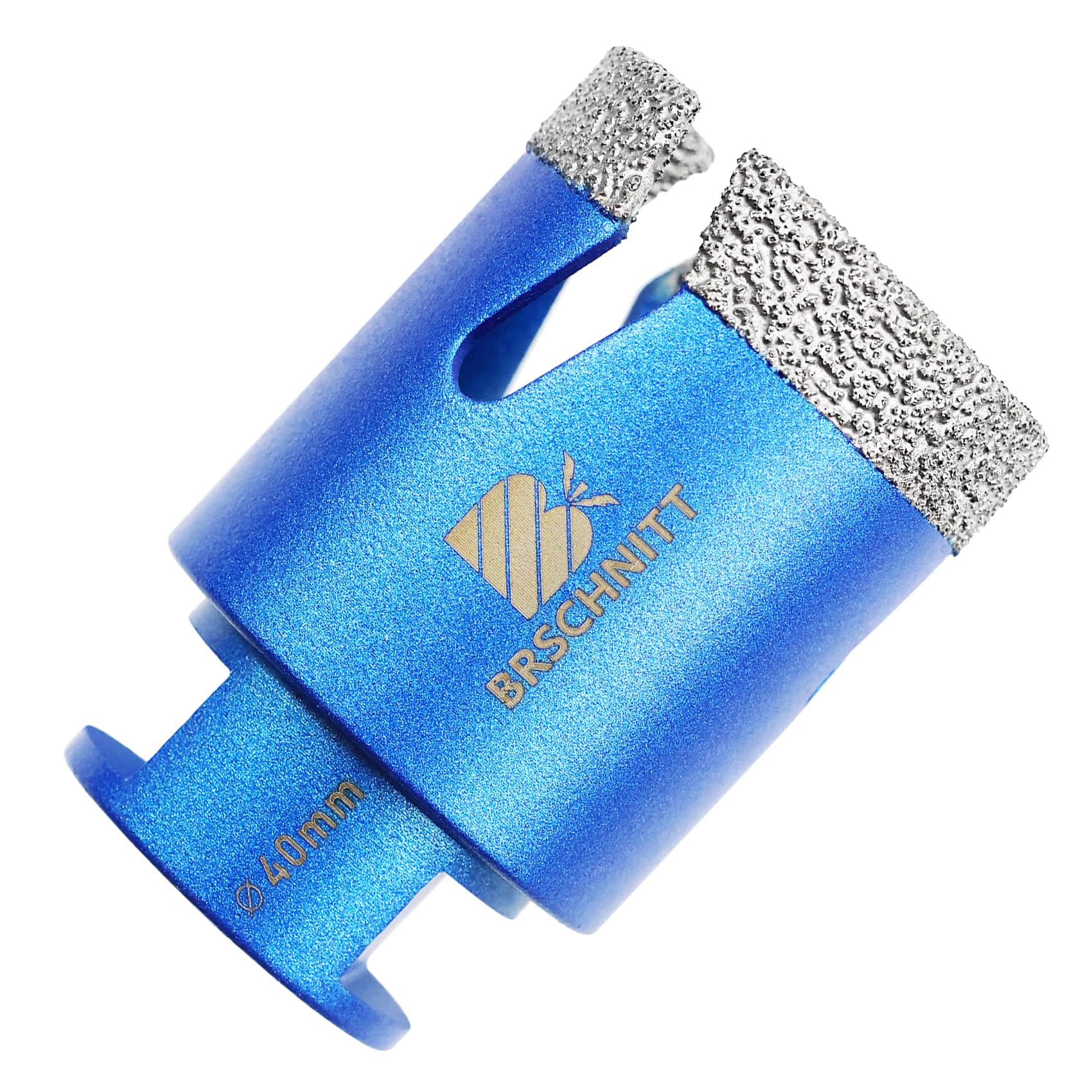 Diamond Core Drill Bit 40mm- BRSCHNITT Tile Hole Saw M14 for Tile Porcelain Stoneware Ceramic Marble Granite Drilling,Suitable for Angle Grinders — image 1