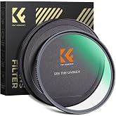K&amp;F CONCEPT 37mm MC UV Protection Filter Shockproof Tempered Optical Glass | 28 Multi-Layer Coatings HD/Waterproof/Scratch Resistant UV Filter for Camera Lens (Nano-X Series) FV703