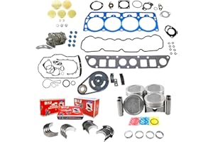 DNJ EK1121AM Master Engine Rebuild Kit for 1994-1995 Jeep Cherokee Wrangler 2.5L L4 8V OHV 150cid