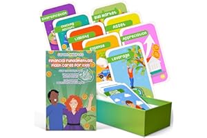 STREET REBIRTH 110 Financial Literacy Flash Cards for Kids & All Ages - Money Management, Budgeting, Savings, & Investment Skills - Educational Tool for Entrepreneurial Success, Cash Flow & Economic Empowerment