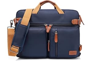 CoolBELL Convertible Backpack Messenger Bag Shoulder Bag Laptop Case Handbag Business Briefcase Multi-Functional Travel Rucks