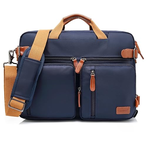 Convertible Backpack Messenger Shoulder Bag Laptop Case Handbag