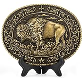 Superkred Mens Belt Buckle Western Cowboy - Texas Bull Western Belt Buckle for Men Cowboy Rodeo Country Belts Buckles