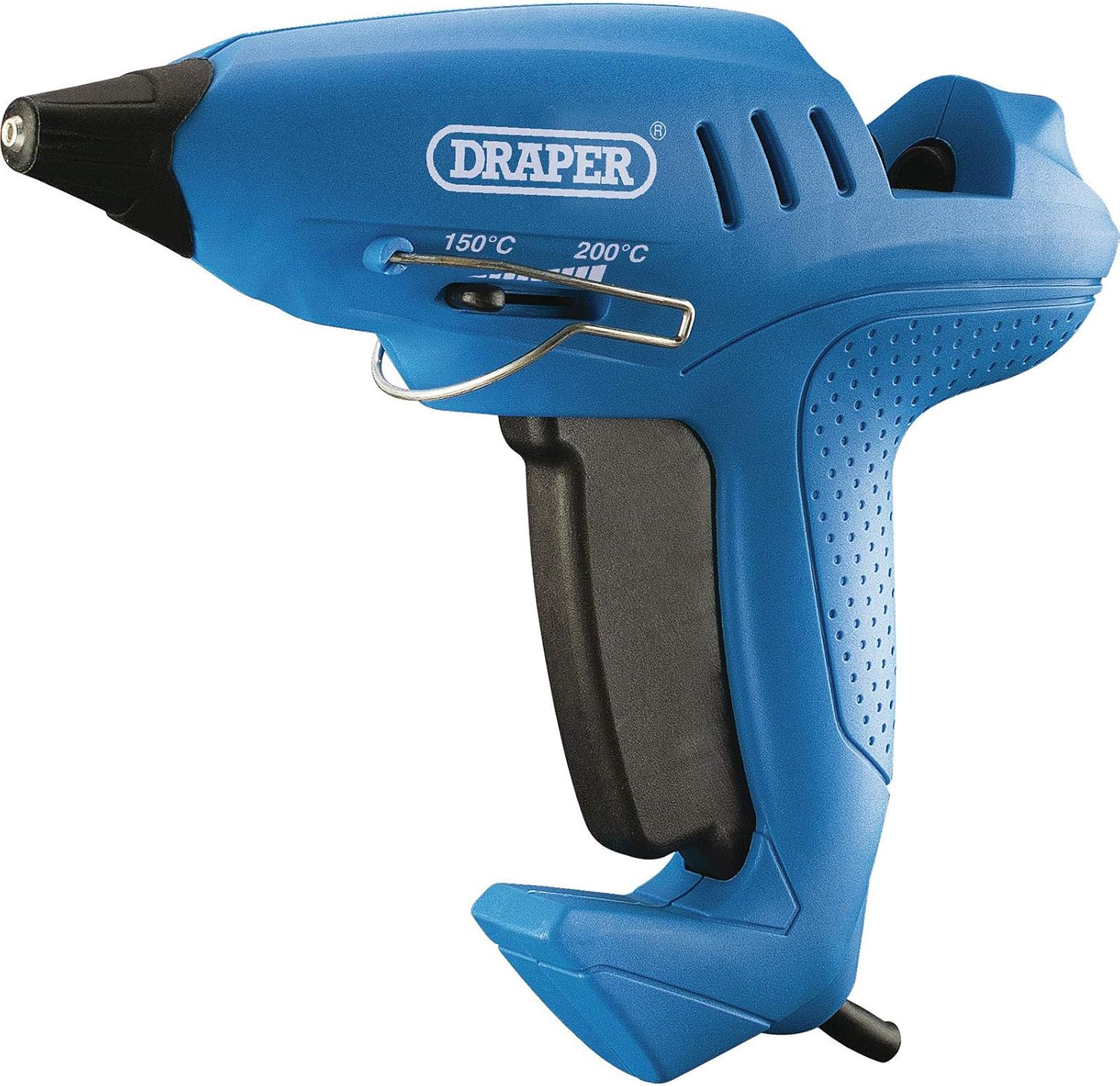 Draper 83661 Storm Force Variable Heat Gun with Six Glue Sticks (400W) 400 W 230 V , Blue
