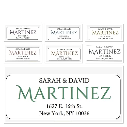 Amazon.com: Personalized Address Labels, Cape Cod Watercolor Labels Set Of 30, Personalized ...