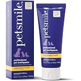 Petsmile VOHC Accepted Pet Toothpaste, London Broil 2.5 Oz, Cats + Dogs | VOHC Accepted, Calprox® Powered, Fights Plaque + Ta