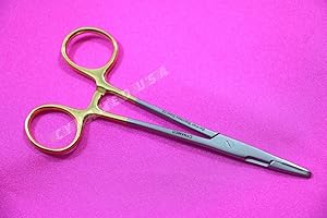 SYNAMED USA GERMAN TC OLSEN HEGAR NEEDLE HOLDER 5 Inches SERRATED With TUNGSTEN CARBIDE INSERT