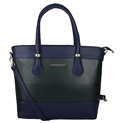 Giordano Womens Tote Bag (Blue/Green)