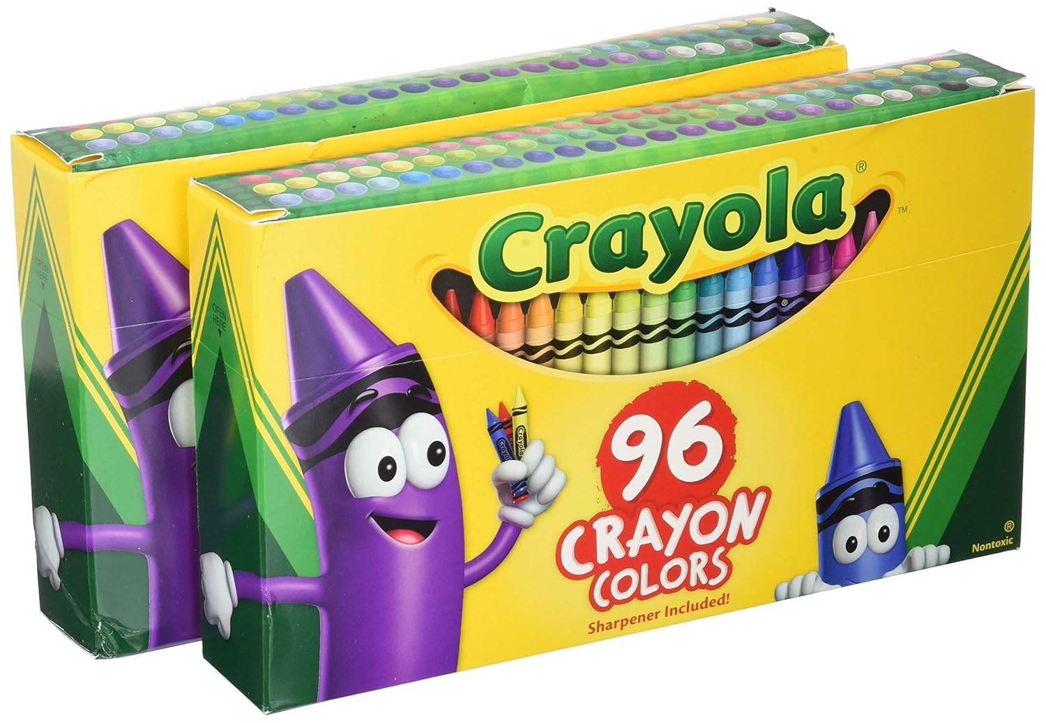 Buy Crayola Crayons, Sharpener Included, 96 Colors (Pack of 2) Online at Low Prices in India