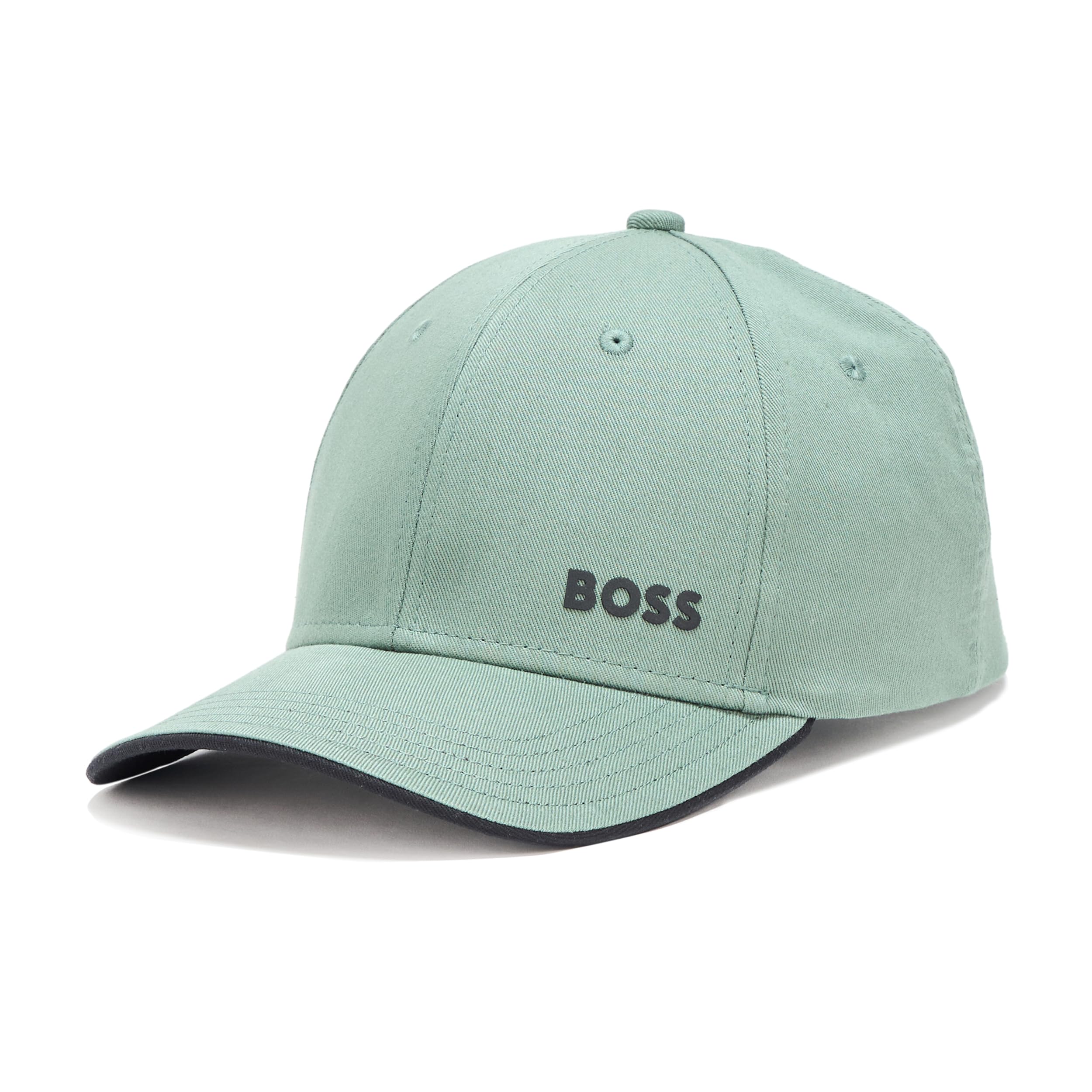 Photo 1 of BOSS, Bold Logo Cotton Twill Cap, Minty Fresh, One Size