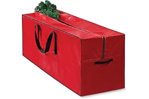 Sagler 9 ft Christmas Tree Storage Bag - Waterproof, Heavy-Duty, Large Christmas Tree Bag - Reinforced Handles, Dual Zipper, 