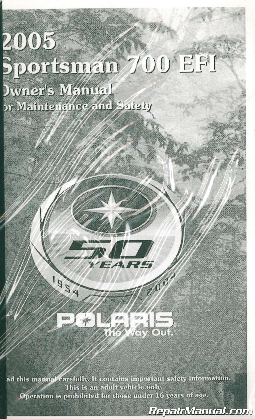 9919426 2005 Polaris Sportsman 700 Twin EFI ATV Owners Manual Paperback –  2004