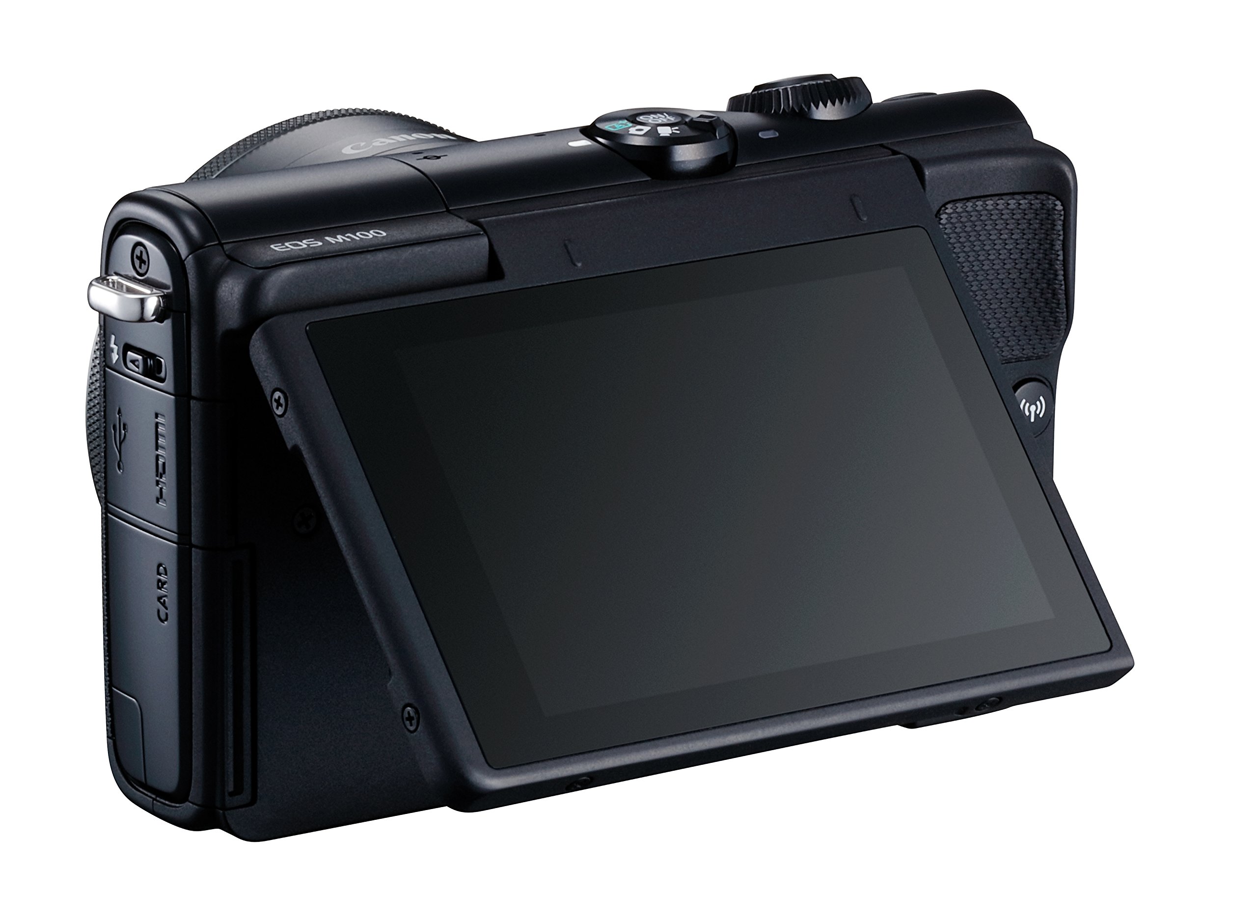 Canon EOS M100 Mirrorless Camera Wi-Fi, Bluetooth, and NFC Enabled