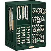 Amazon.com: FEIYAN Jewelry Box 360° Rotating, Jewelry Storage Case with ...