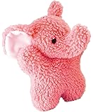 Zanies Cuddly Berber Baby Elephant Dog Toys, Pink