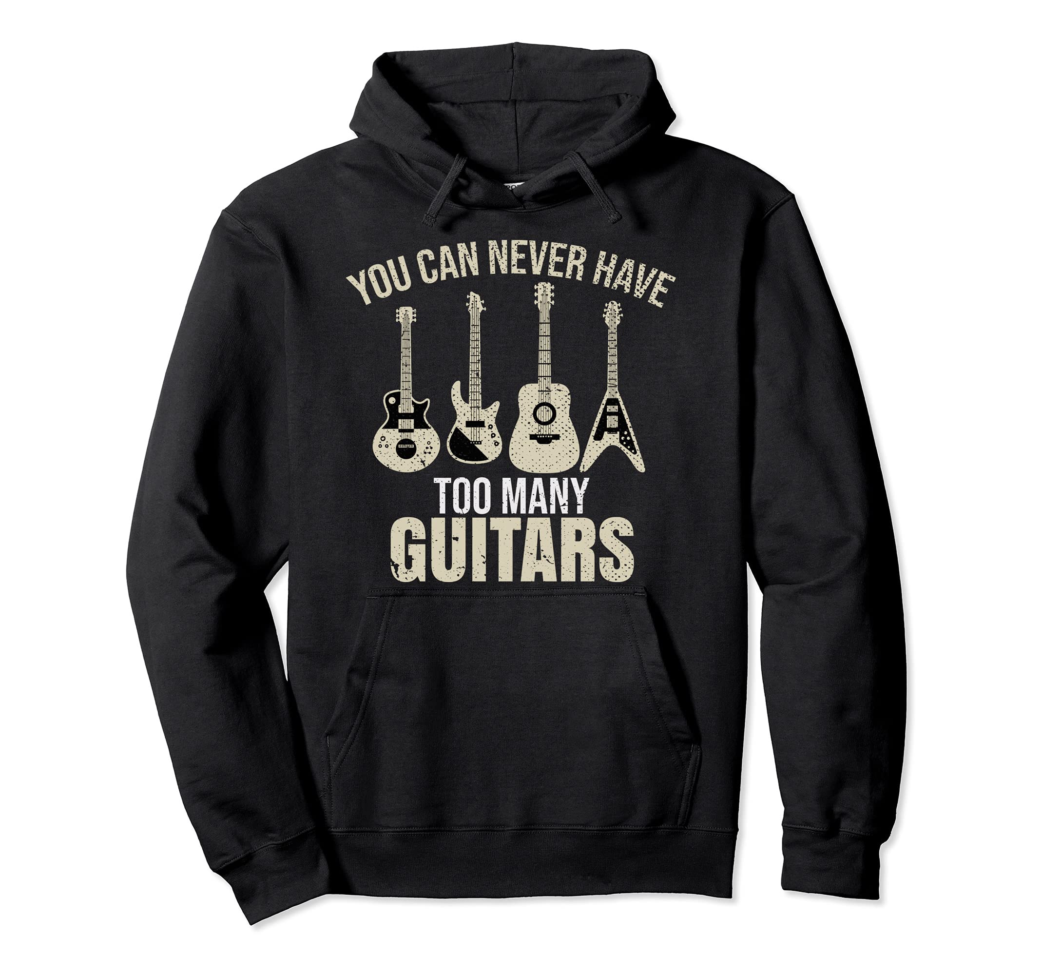 Musical Instrument Funny Guitarist Acoustic Electric Guitar Pullover Hoodie