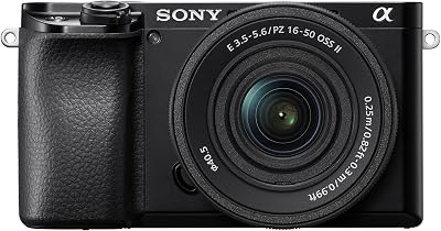 Sony Alpha 6100 APS-C Mirrorless with 16-50mm Power Zoom Lens 4K Eye AF