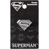 DC Superman Logo Pewter Lapel Pin