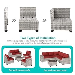 Muphyers 16-Piece Outdoor Patio Furniture Set with