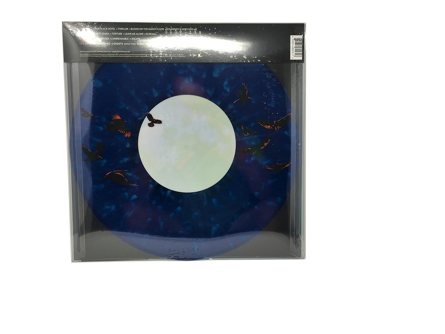 Michael Jackson Scream Limited Edition Blue Swirl And Glow In