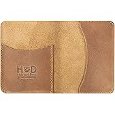 Hide & Drink, Bifold Card Holder Handmade from Full Grain Leather, Credit Card Storage, Money Organizer, Cash Case, Minimalist Wallet :: Single Malt Mahogany