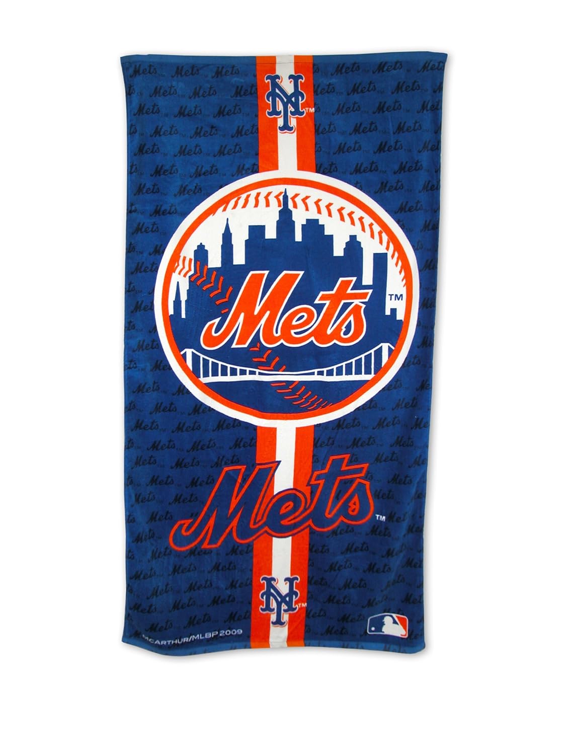 New York Mets Fiber Reactive Beach Towel Sports Fan