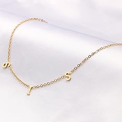 Memgift SIS Necklace Dainty Necklace for Women