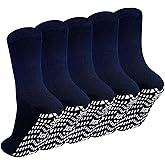 Artfasion Non Slip Socks Men: Women Grip Anti Slip Socks for Seniors Hospital Yoga Pilates