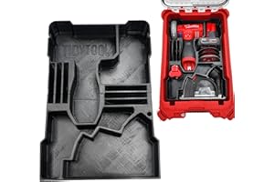Tidy Tool Organizer for M12 3" Cutoff Saw and Milwaukee Packout compact Tool Box