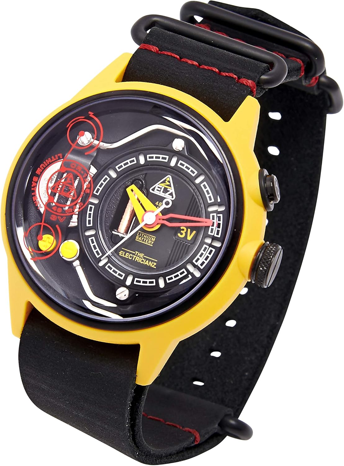 The Electricianz Ammeter Mens Designer Watch LED Light UP DIAL, Swiss