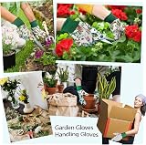 EASYLAVIE Ladies Small Gardening Gloves Women's Floral Cotton 2 Pairs Light Work view 6