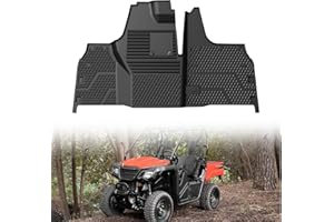 XUTVOTOR Front Floor Mat for Honda Pioneer 520 500, TPE Front Row Floor Liners All Weather Protector Slush Liner for Honda Pioneer 520 2021-2025, H-onda P-ioneer 500 2015-2023, Replace #0SP63-HL5-101