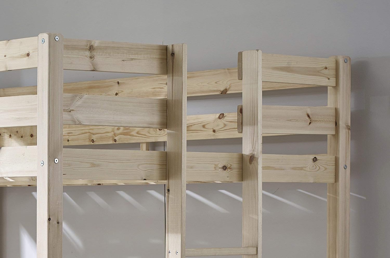 Strictly Beds and Bunks Memphis High Sleeper Loft Bunk Bed, 3ft Single BigaMart