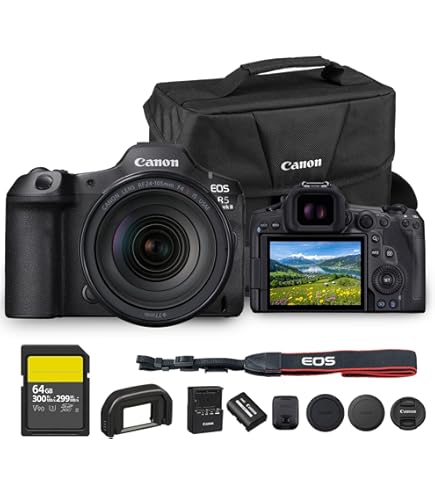 Amazon.com : Canon EOS R5 Mark II Mirrorless Camera with 24-105mm