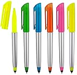 Stylus Ballpoint Pen with Highlighter Tips, 3 in 1