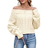 ZAFUL Women V Neck Button Knit Crop Sweaters Batwing Sleeve V Back Ribbed Hem Pullover Sweater