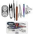 Locsanity Dreadlock Retightening and Interlocking Tool Kit for Sisterlocks, Microlocks, Small Locs, and Medium Locs – Metal Hair Tools for Dreads, Braids, and Locs Maintenance