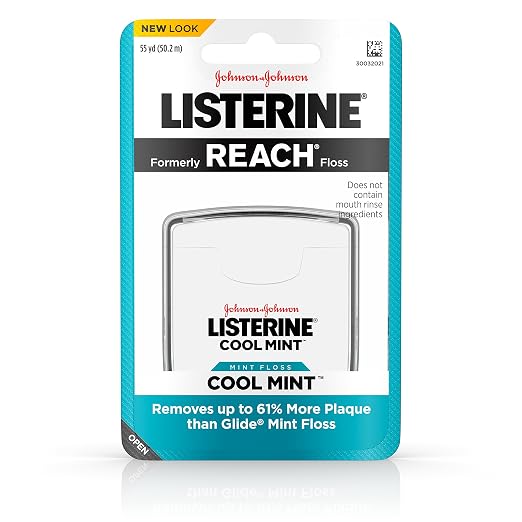 Listerine Cool mint floss 55 yards (012547440362)
