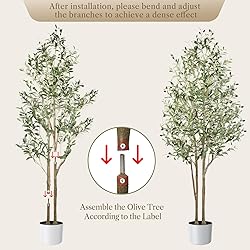 Alupssuc 6ft Artificial Olive Tree with Natural
