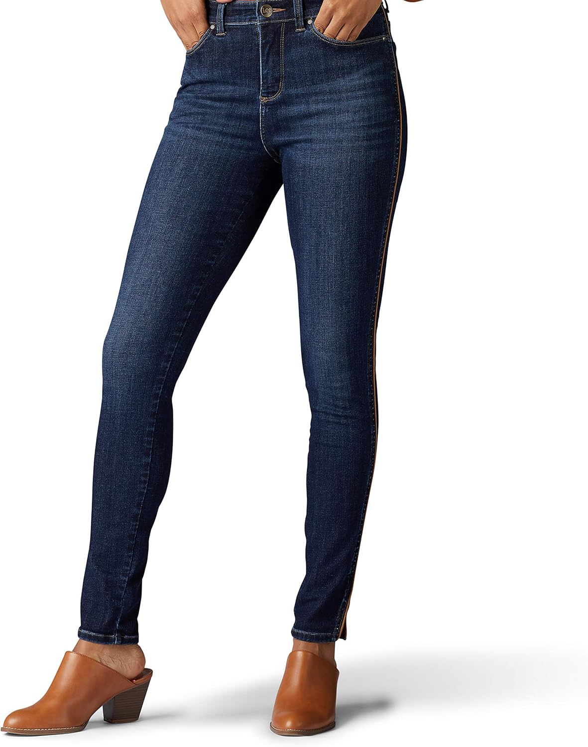 lee slim fit slim leg mid rise sculpting