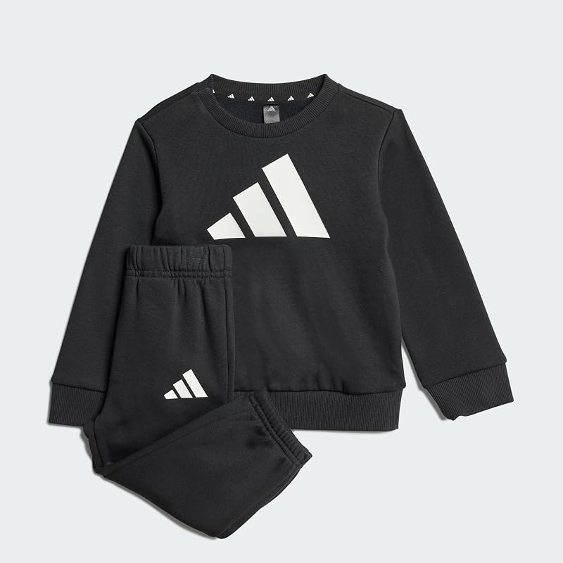 Unisex bebé Big Logo Essentials Jogger Track Suit, Black/White, 9-12 Months — foto 4 de 4