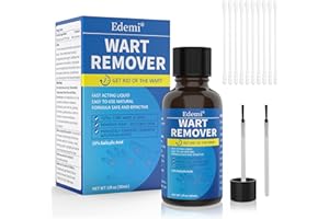 EDEMI 30ML Skin Tag Removal Kit,Wart Corn Removal,Wart Remover,Salicylic Acid Wart Remover for Men Women,Acid Plantar Wart Corn Remover Treatment for Toes Foot Fingers Hands